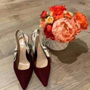Dior slingback pumps